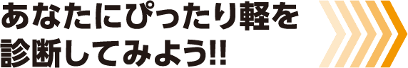 あなたにぴったり軽を診断してみよう